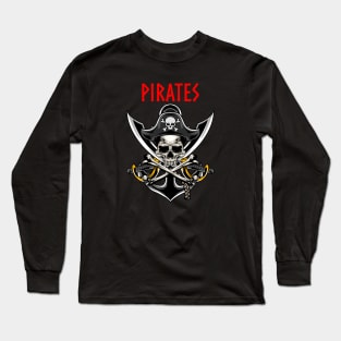 Skull Pirates x Sword Anchor Long Sleeve T-Shirt